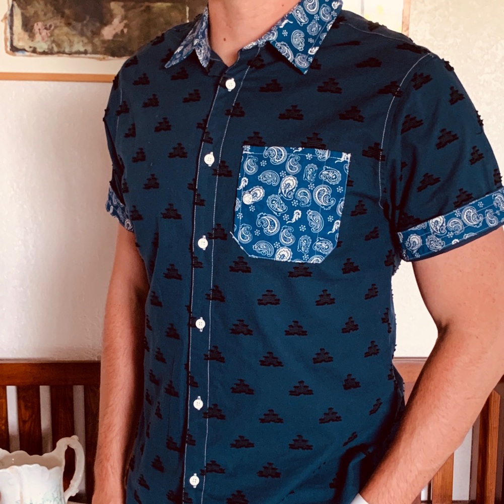 Won Woolf Original Button Up - image 1